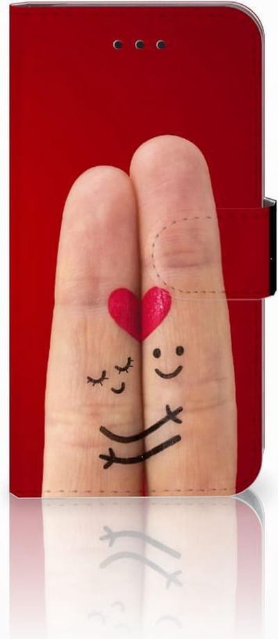 Apple iPhone X | Xs Wallet Case met Pasjes Liefde - Origineel Romantisch Cadeau