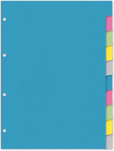 Kangaro tabbladen - A4 - gerecycled karton - 220 grams - 4-gaats - 10-delig - RY410