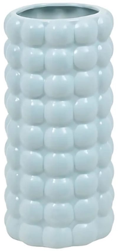 Atmosphera Sky Keramieken vaas Ø11xH23cm - Blauw