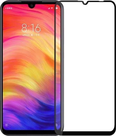 Shop4 - Xiaomi Redmi 7 Glazen Screenprotector - Edge-To-Edge Gehard Glas Transparant