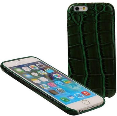 BackCover Hoesje Color Telefoonhoesje - Hoesje Geschikt voor iPhone 6 / iPhone 6S Plus - Groen