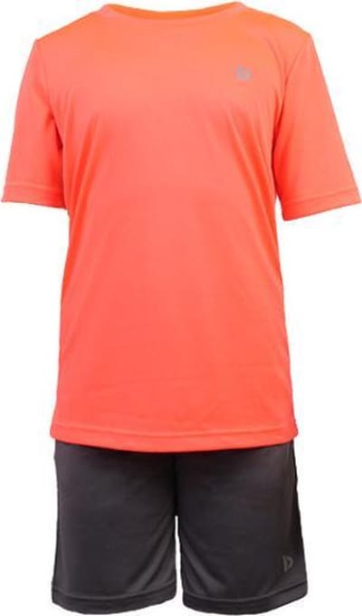 Donnay - Sportset (Champ) - gymset - Junior - Coral/Dark grey (1396) - maat 152