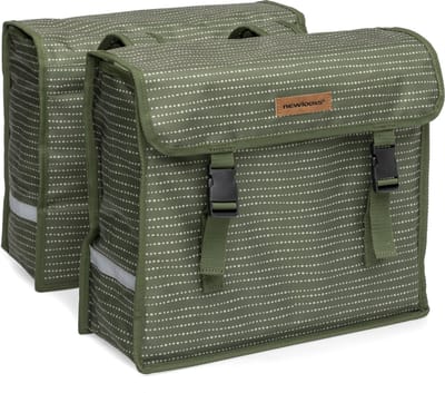 New Looxs Fiori Double Nomi Dubbele Fietstas - 30 liter - Groen