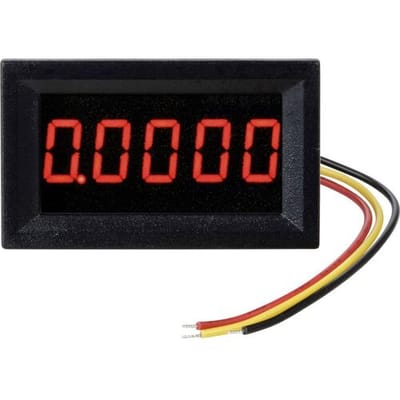 TRU COMPONENTS TC-AM5D-RED Digitaal inbouwmeetapparaat