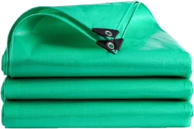 Beschermend Zeil - Waterdicht Kleed - Buiten Beschermen - Versterkte Randen - 450 x 660 cm - Groen