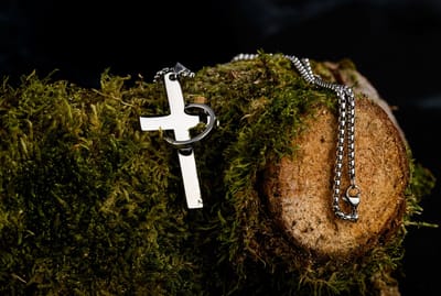 Donley Ring/Kruis ketting Zilver - Holy cross - pade nuesto - heilig kruis - heilige ring - jesus ketting - cross- kruis - jesus - cubaans - don - zwart - thy kingdom come