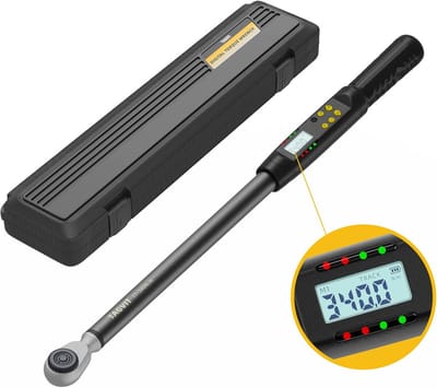 Digitale Momentsleutel 1/2" 17-340 Nm met LED & Zoemer voor Fiets, Auto en Motor Reparatie