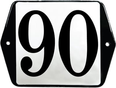 Emaille huisummer model oor - 90