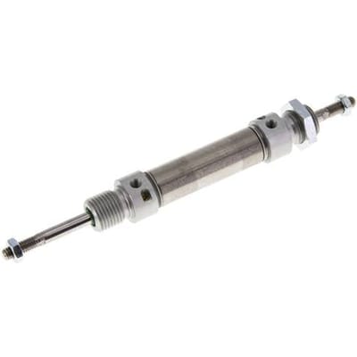 ISO 6432 Ronde Dubbelwerkende Cilinder 16-25mm - Magnetisch - Demping - Buitendraad - Dubbele Zuigerstang