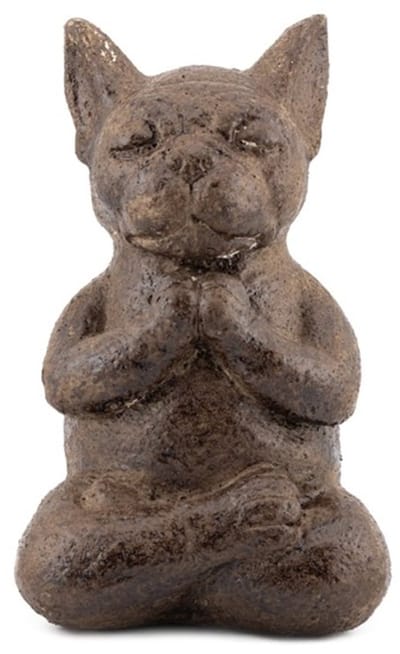 Aardewerk ornament pawsana s 9x8,5x14,5cm