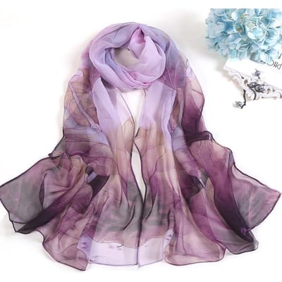 Mode Lente Zomer Vrouwen Bloemenprint Strand Zijden Sjaal Vrouwelijke Lange Wraps Strand Zonnebrandcrème Hijab gray