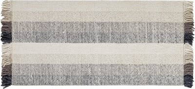 EMIRLER - Modern vloerkleed - Gebroken wit - 80 x 150 cm - Wol