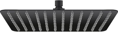 Sapho Slim Hoofddouche, 30x30cm, mat zwart