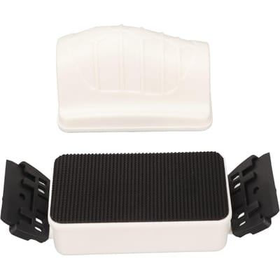 Grattoir Magnétique à Algues Flottant Double Face Anti-Rayures Aquarium Nettoyeur Magnétique Puissant pour Aquarium blanc