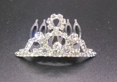 Tiara klein kroontje met strass #3