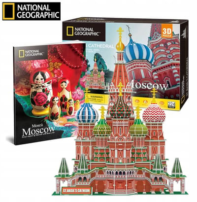 National Geographic 3D Puzzel Sint-Basiliuskathedraal Moskou