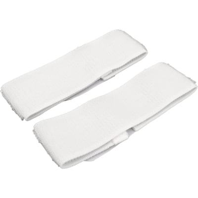 1 Paire de Sangles de Protège-Tibias de Football Antidérapantes Sports Football Legging Sangles Fixes pour Tibia pour Adulte Jeune Enfant Football blanc