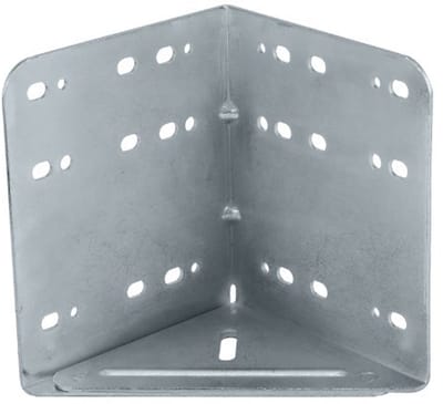 4 stuks SOTECH bedhoek / hoekverbinder, verzinkt, maten: 115 x 115 x 135 mm