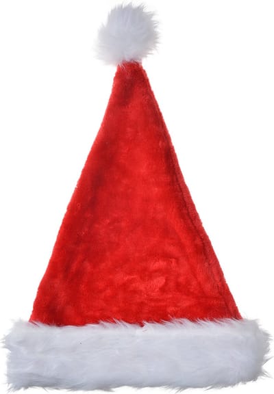 Clayre & Eef Kerstdecoratie Kerstmuts ø 20x48 cm Rood Synthetisch