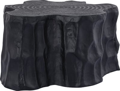 PTMD Bijzettafel Fennah - 44x38x23 cm - Hout - Zwart