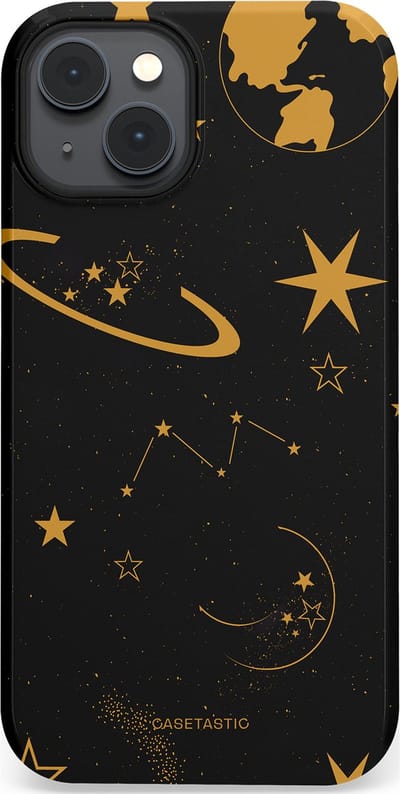 Casetastic Hoesje Geschikt voor Apple iPhone 14 Plus Magsafe - Stijlvolle Beschermende Duo-layer Case - Nachtelijk uitzicht