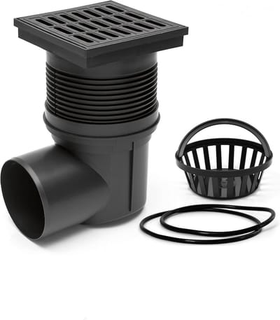 Vloerafvoer met Terugslagklep DN 110 - 150 mm voor Balkon en Terras