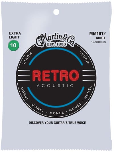 Martin MM1012 Retro Akoestische Gitaarsnaren 12-Snarig (10-47)
