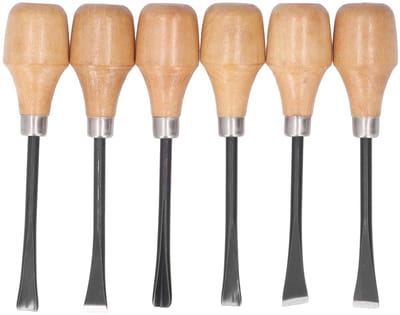 Comfortable Ergonomic Design Wood Cutting Chisel Set - Non-slip Wood Carving Chisels for Woodworking Sculpture by Carpenter .