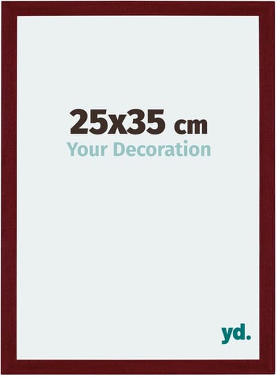 Your Decoration - Puzzellijst 25x35 cm - Wijnrood Geveegd - Puzzellijst 500-1000 stukjes - MDF Fotolijst - Mura