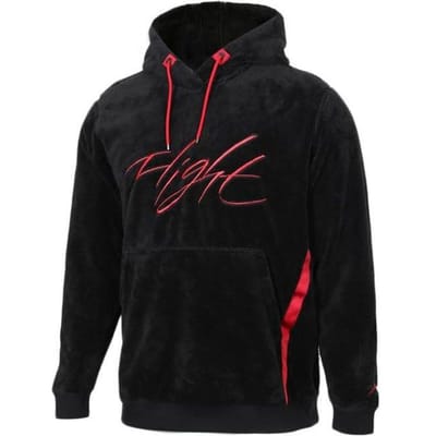 Jordan Sweat à capuche molletonné brodé à blocs de couleurs chaudes pour homme Noir AH6251-010 M black