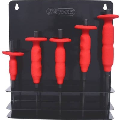 KS Tools 156.0000 Splentendriverset met handgreep, 5-delig 3-8 mm