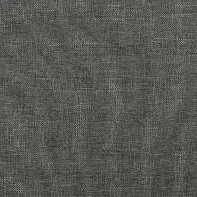 Stijlvol Donkergrijs Bedframe van Stof voor 90x190 cm Matras