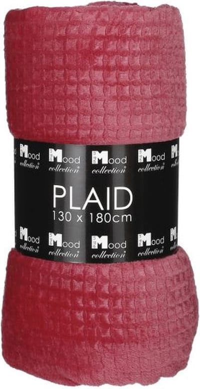 In The Mood Joanne Plaid 180 x 130 cm - Rood