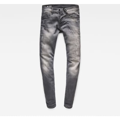 G-Star RAW Jeans Revend Skinny Jeans 51010 6132 1243 Lt Aged Destroy Mannen Maat - W28 X L32