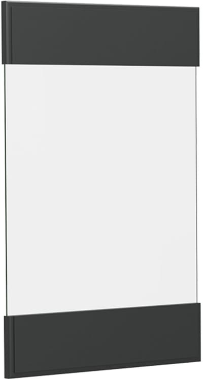 Vicco R-Line Keukenfront – 39.6 x 59 cm meubelfront voor de glazen hangkast Antraciet landhuis