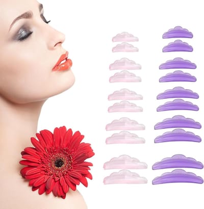 Herbruikbare silicone wimperlift pads in 5 maten - 20 stuks, ideaal voor alle oogvormen, wimperlifting en beauty tools