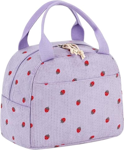 Inovra Plus - Opvouwbare koeltas voor dames en kinderen | Herbruikbare lunchtas voor werk, picknick, camping | Geïsoleerde lunchtas met lichtgewicht design