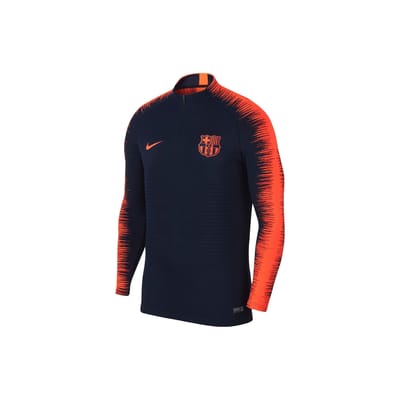 Nike Contrast Half-Zip Voetbal Sportjack Met Teamlogo En Belettering Heren Jack Marineblauw 943165-452 S black