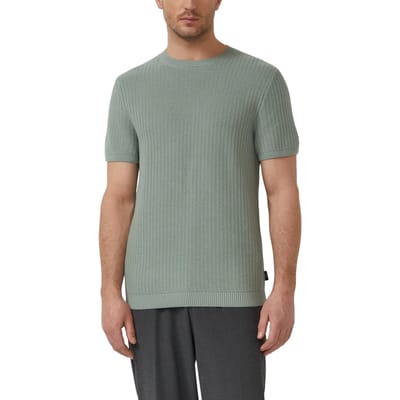 s.Oliver  Pullover Shortsleeve Green Maat: S | Sweaters Outlet | Heren | Groen