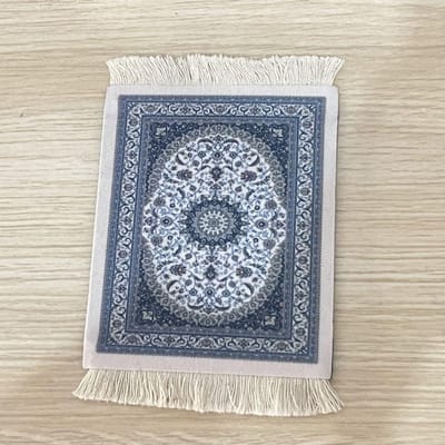 Kleine Perzische Muismat van 9 x 11 cm voor Laptop, PC en Gaming - Ideaal als Bureau Accessoire en Onderzetter