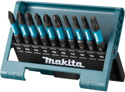 Makita Impact Black impact screwdriver bit set - 10 pieces