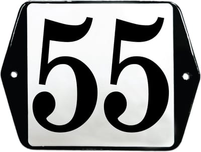 Emaille huisummer model oor - 55