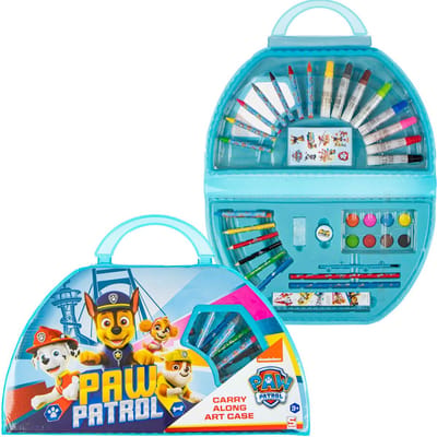 Paw Patrol Draagbare Koffer met Uitgebreide Kleur- Teken- en Verfset