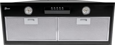 GURARI ventilatormodule GCH B 051 BL 70 N+Koolfilter, inbouw Afzuigkap 70 cm, plafondkap, 1000m³/h,LED