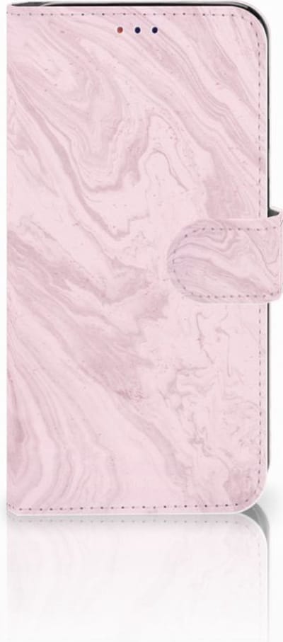 Samsung Galaxy A10 Bookcase Marble Pink - Origineel Cadeau Vriendin
