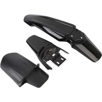 Voor Achter Spatbord Hoge Sterkte Vuilbeschermer Kussen Spatbord Schokflap voor SUR‑RON Light Bee X S Zwart