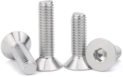 Set van 20 RVS M6 x 40 verzonken schroeven - Duurzaam, geschikt voor meubels, mechanische toepassingen en DIY-projecten