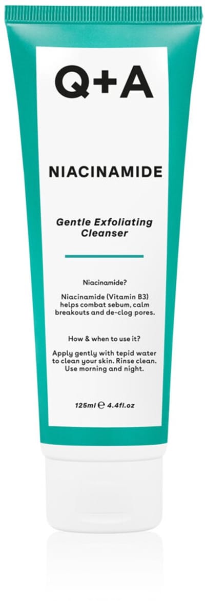 Q+A Niacinamide Exfoliating Cleanser - 3 x 125 ml - Voordeelverpakking