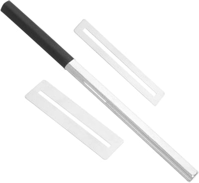 Gitaar Frets Vijlenset - Gitaar Onderhoud - Gitaar Reparatie - Roestvrij Staal - 19.30 x 1.10 x 1.10 cm - Zilver