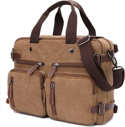 Multifunctionele Convertible Laptop Rugzak 17,3 Inch Schoudertas voor Dames en Heren